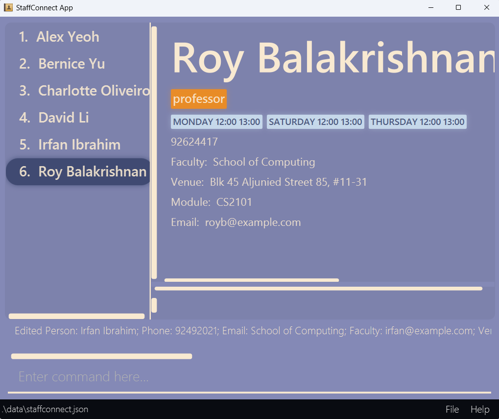 Roy Balakrishnan not having other tags